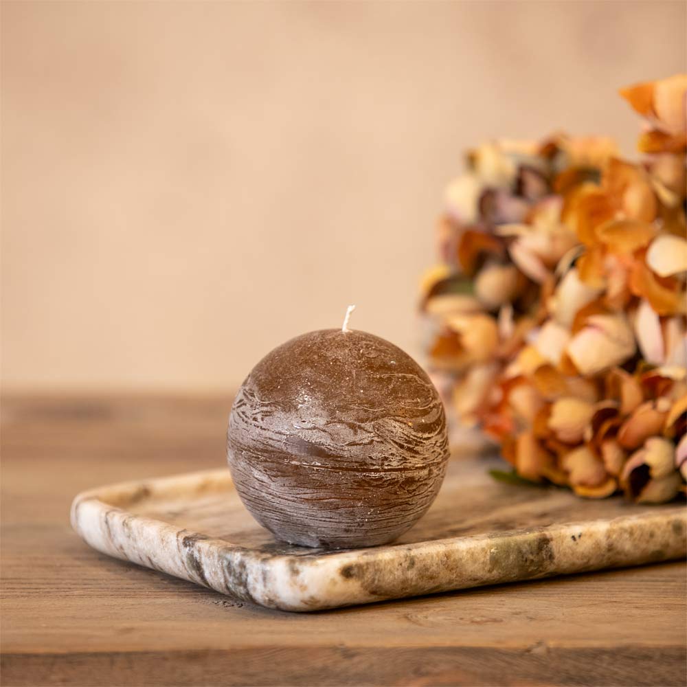 Bolo Sphere Candle - Chocolate