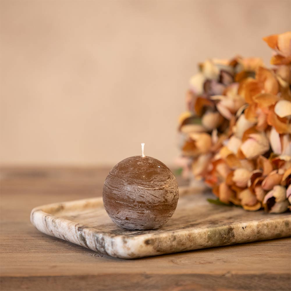 Bolo Sphere Candle - Chocolate