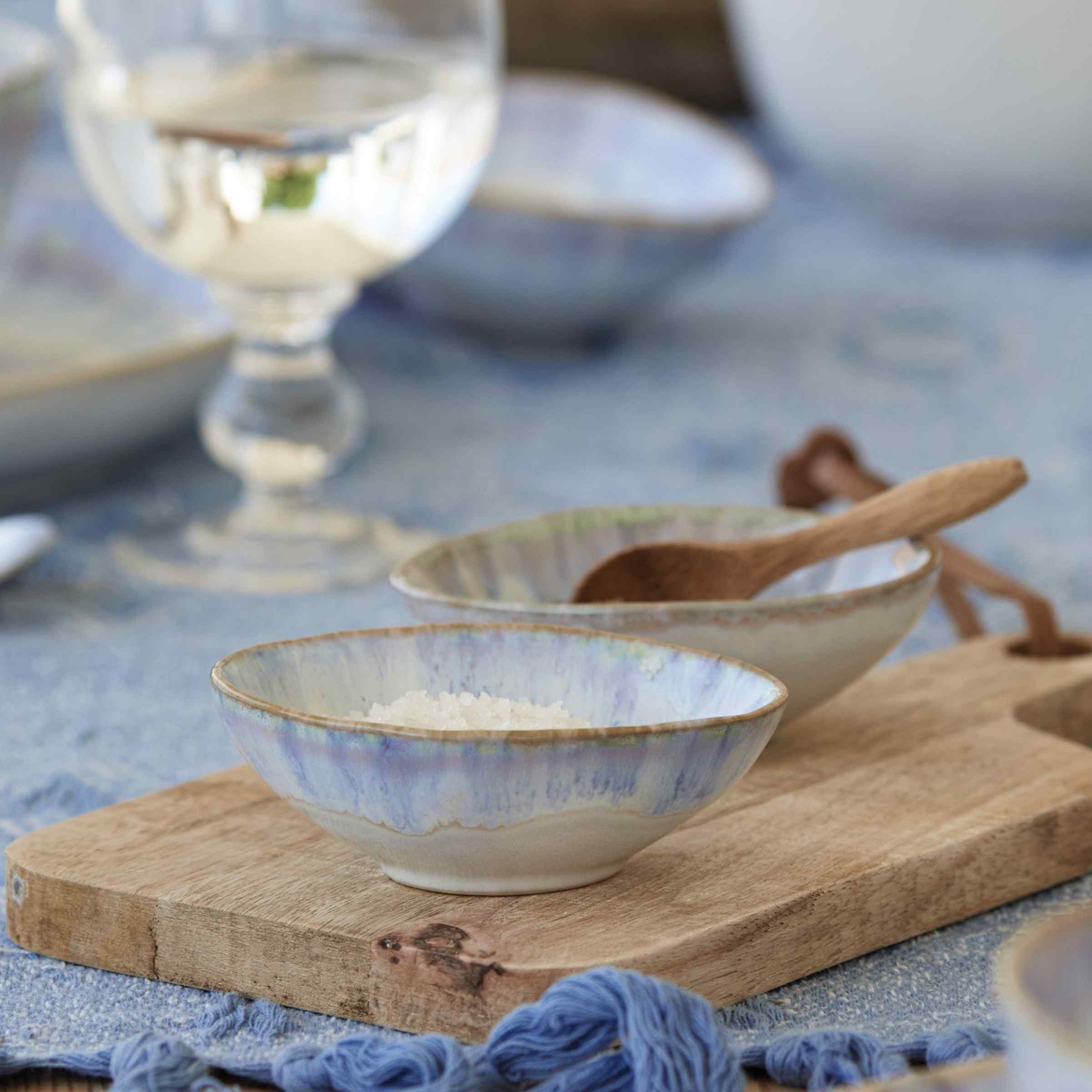 Brisa Blue Small Oval Bowl