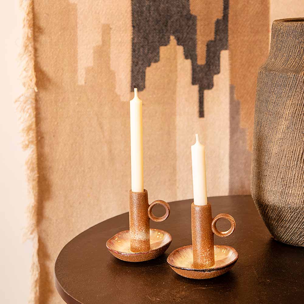 Brown Ombre Candle Holder