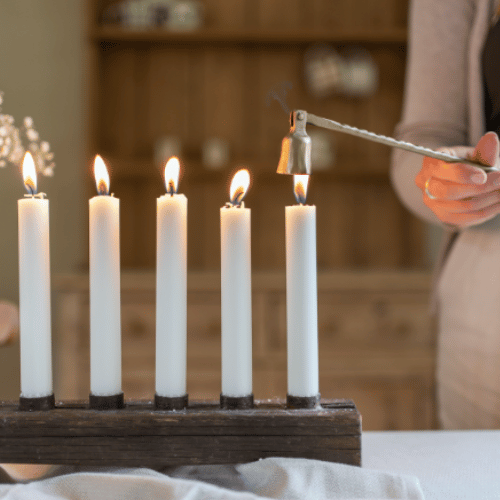 Candle Snuffer and Candles