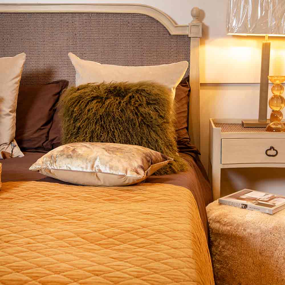 Caramel Bed Spread - King Size (5ft)