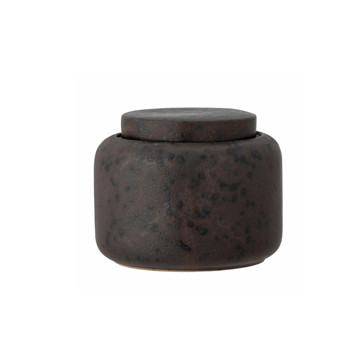 Chau Jar with Lid, Stoneware, Brown