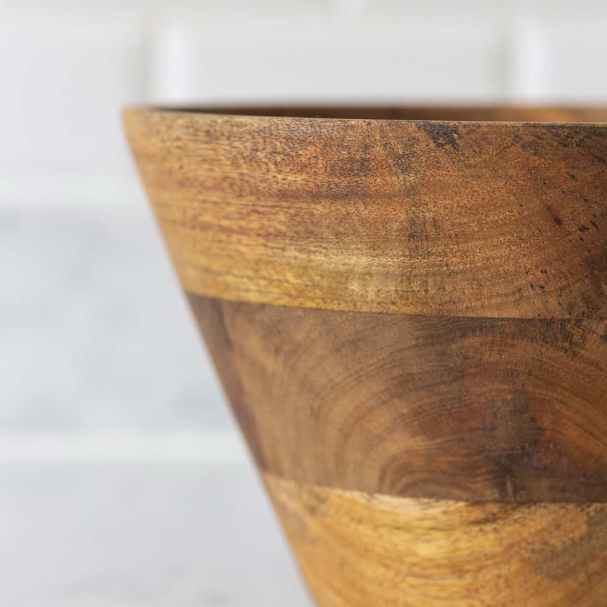 Close Up Acacia Salad Bowl Medium