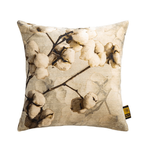 Cotton Stem Velvet Cushion