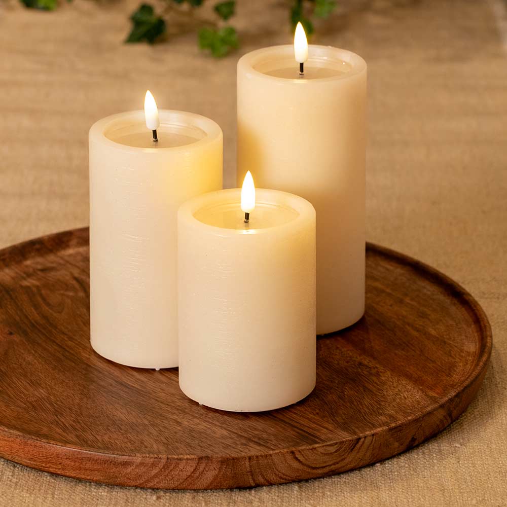 CreamLEDCandles-UniqueCollection