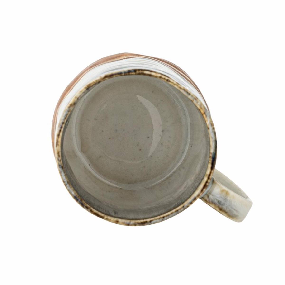 Ceramic Deana mug with a rustic finish on a white background