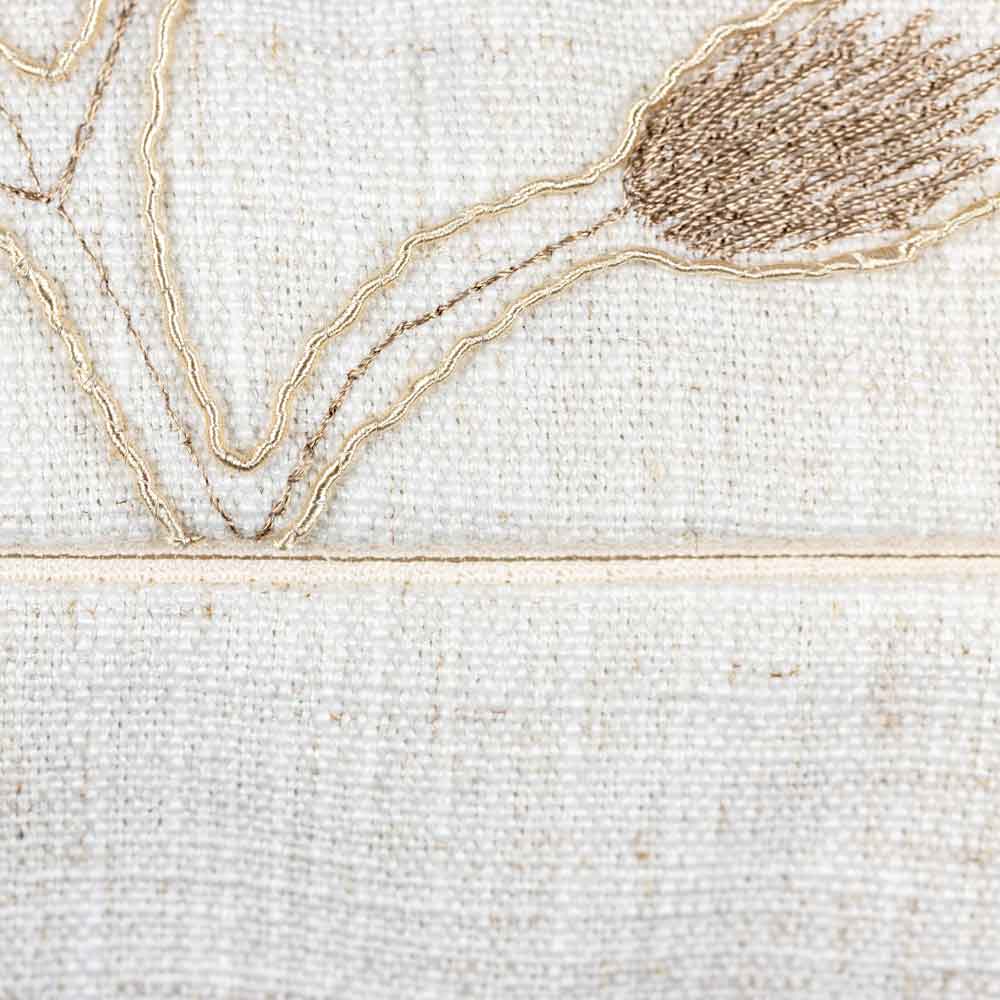 Delphine Square Cushion in Natural