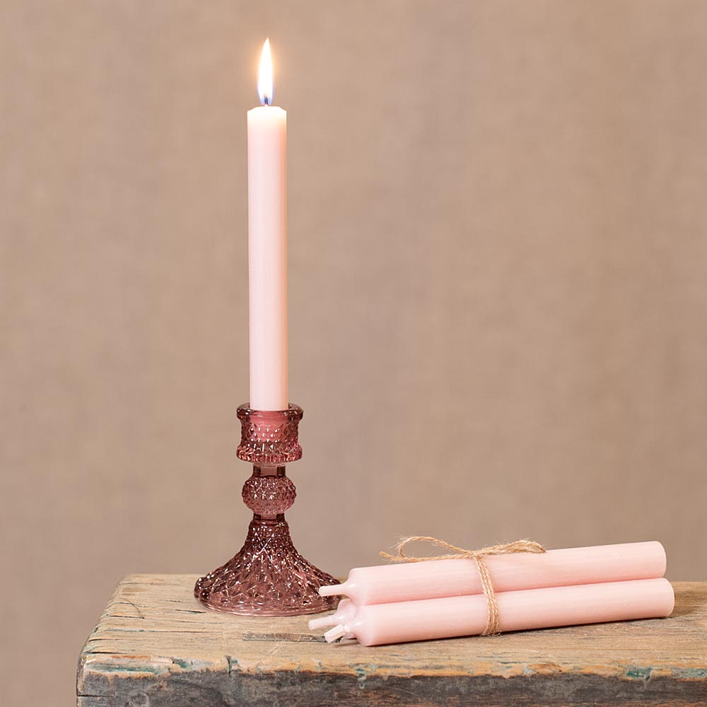 Dinner Candle - Powder Pink