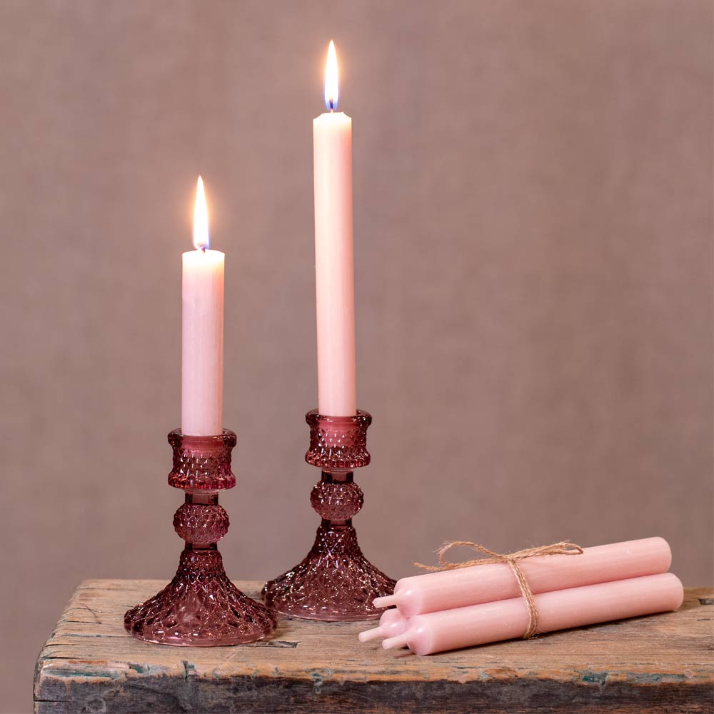 Dinner Candle - Powder Pink