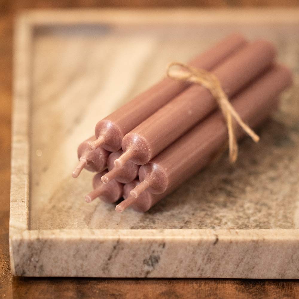 Dinner Candle - Taupe