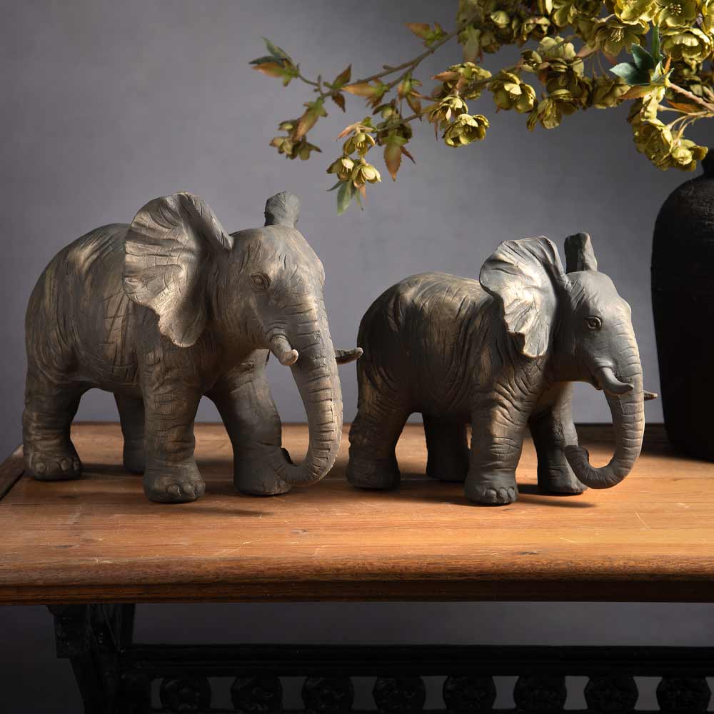 Elephant in Antique Dark Brown