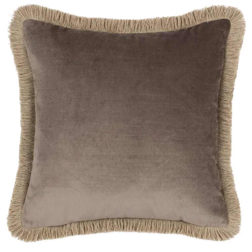 Elodie Cushion in Cappuccino - Small Square