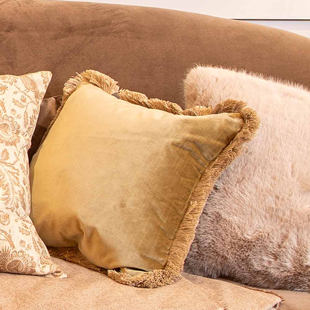 Elodie Cushion in Green - Small Square