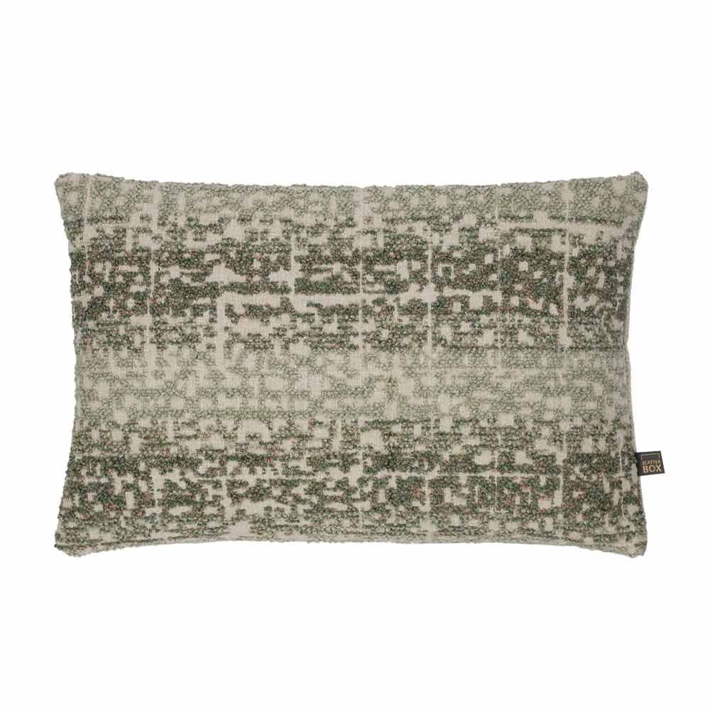 Esme Green and Rose Cushion - Large Oblong