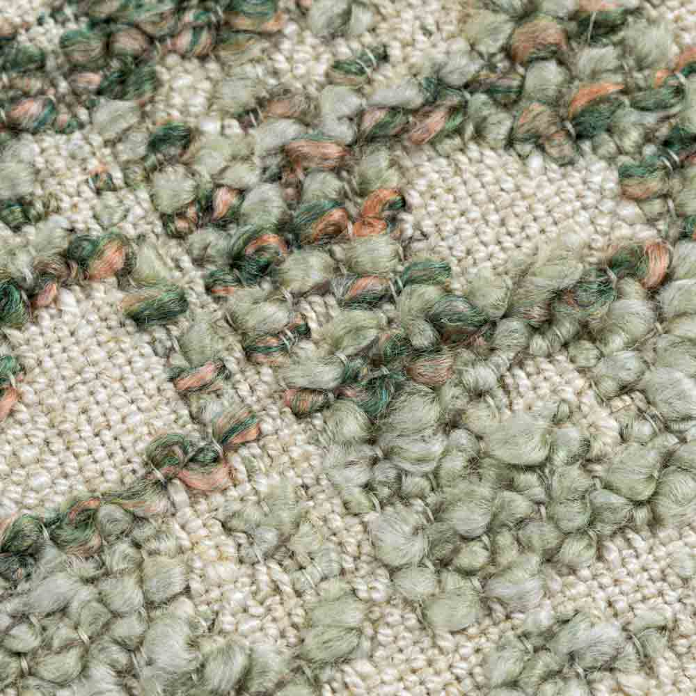 Esme Green and Rose Cushion - Large Oblong