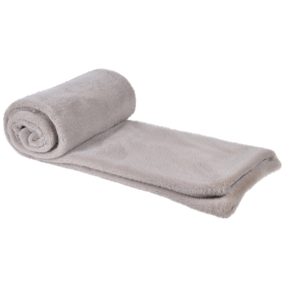 Fawn Faux Fur Throw