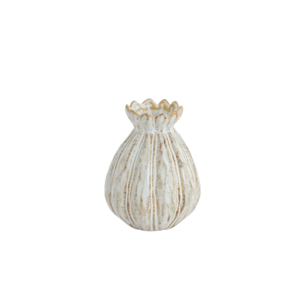 Felipe Ceramic Vase in Cream