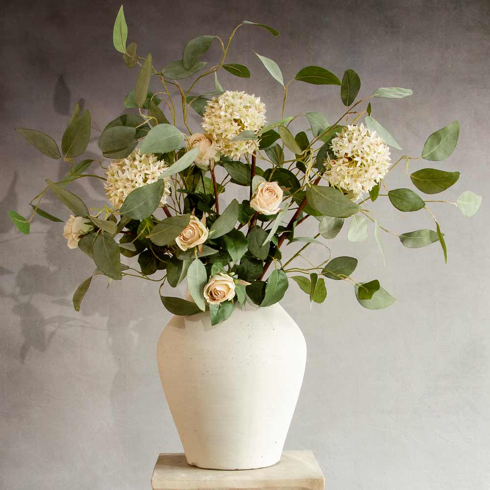 Florence Vase in Cream (34cm)