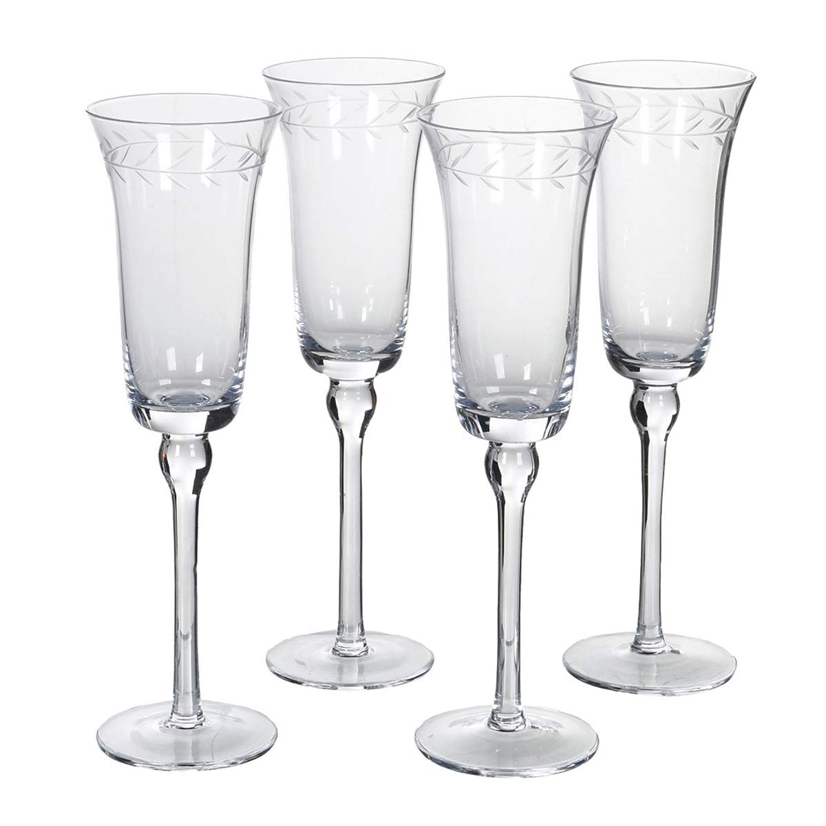 Garland Leaf Champagne Flute