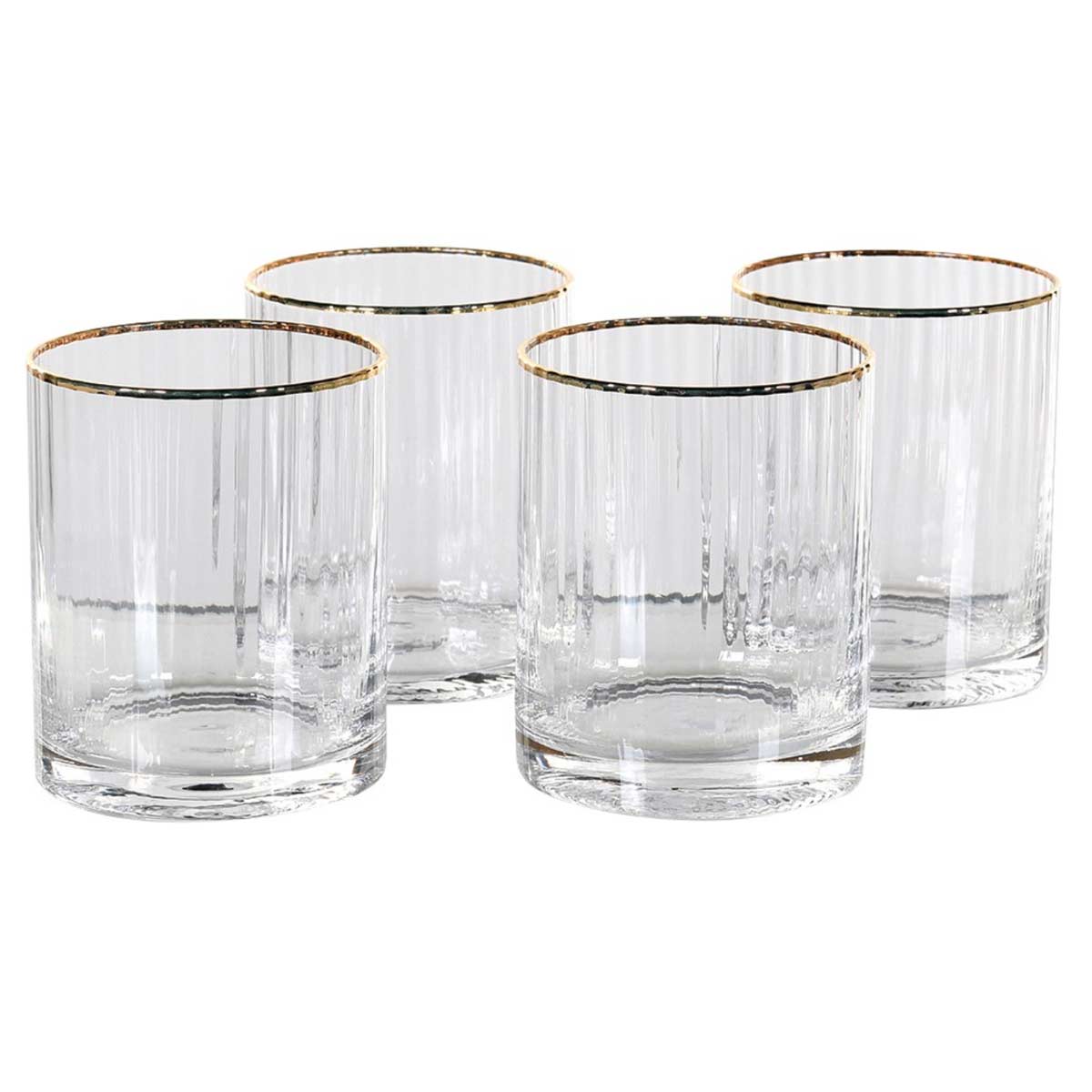 Gold Rimmed Tumblers