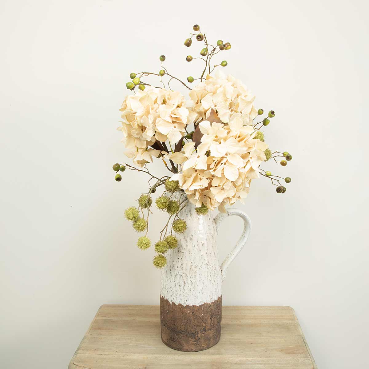 Hydrangea Stem, Cream