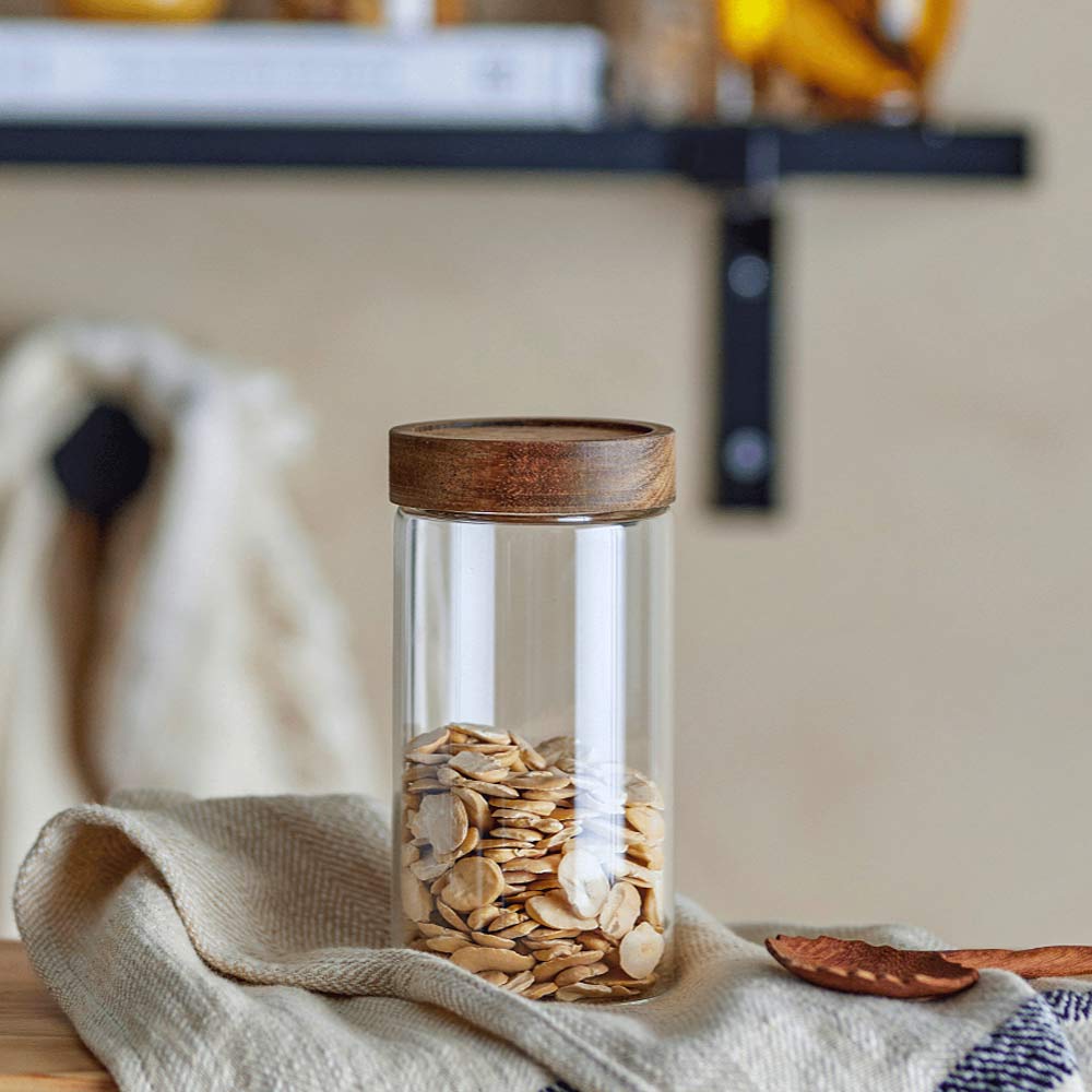 Kauna Glass Storage Jar - Medium