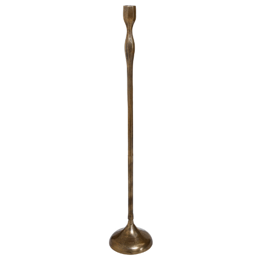 Kennet Gold Cast Aluminium Candle Holder - Medium