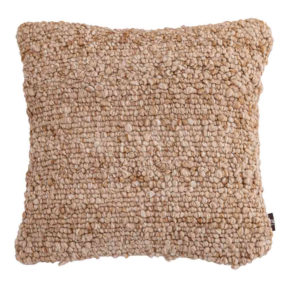 Kiella Caramel Textured Cushion - Square