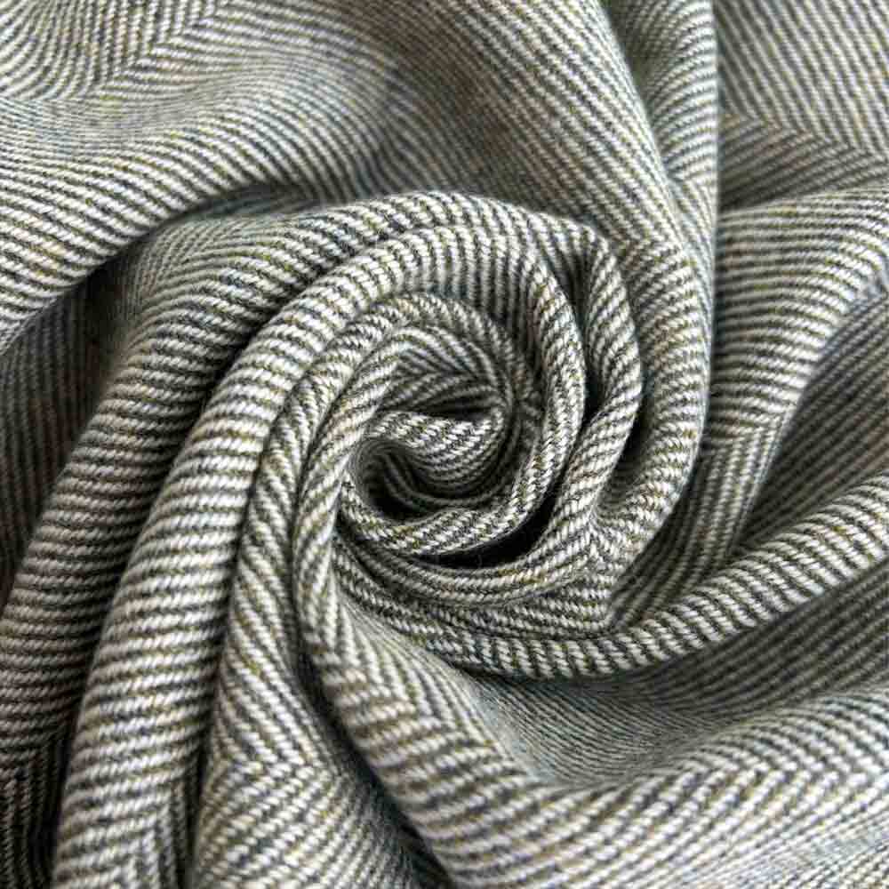 Landscape Herringbone - Merino Lambswool Throw - McNutt of Donegal
