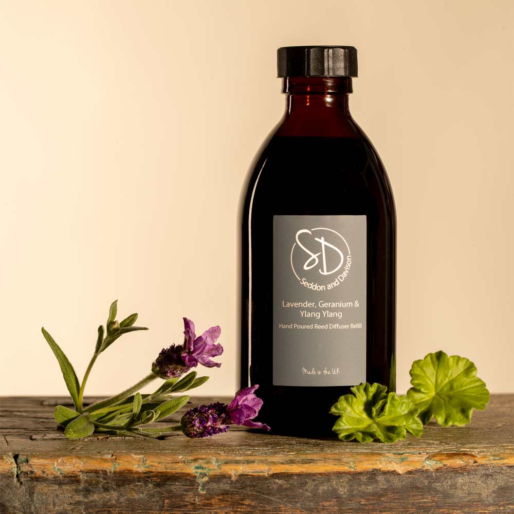 Lavender, Geranium and Ylang Ylang - Reed Diffuser Refill by Seddon and Davison