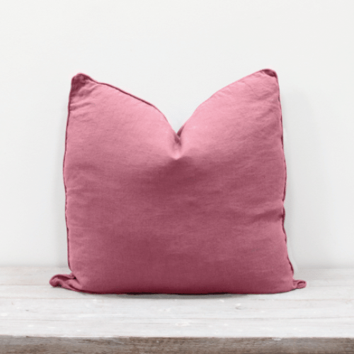 Lisbon Linen Cushion Pomegranate