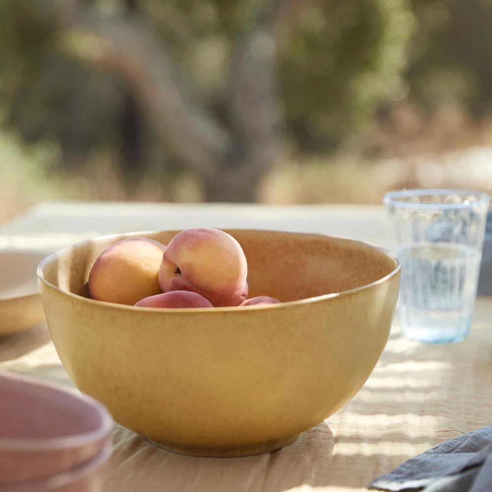 Livia Collection - Champagne Round Serving Bowl