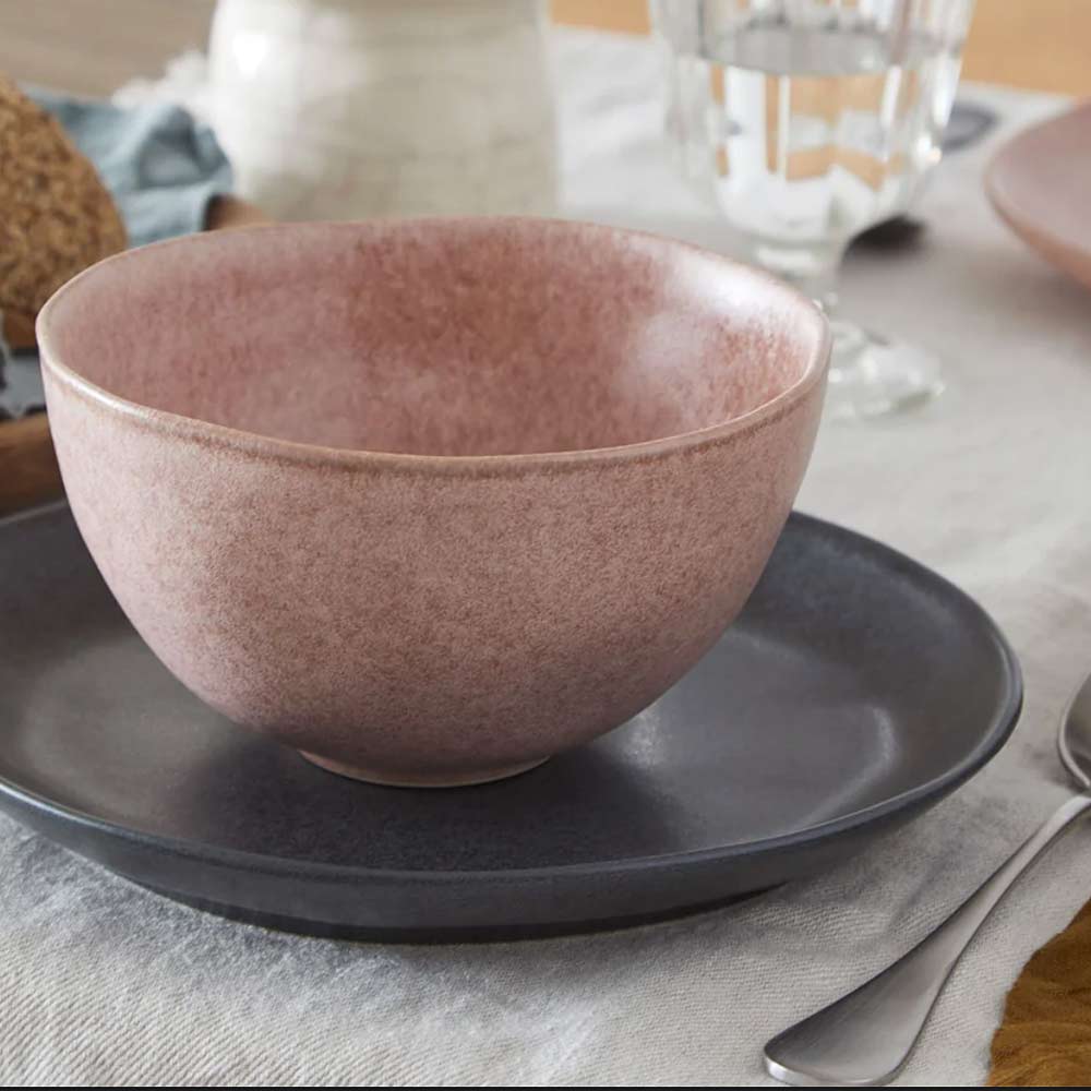 Livia Collection - Mauve Rose Cereal Bowl