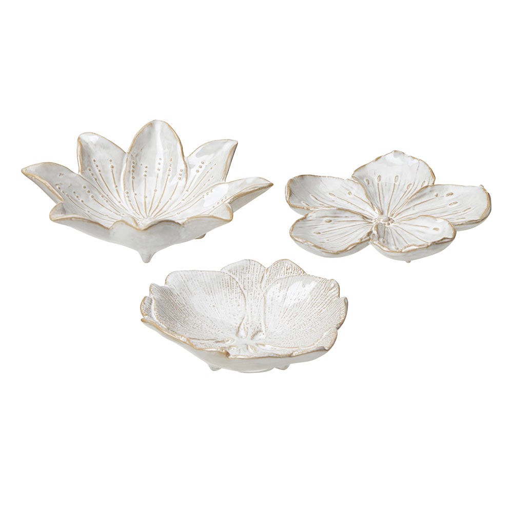 Liya Petal Bowl in White