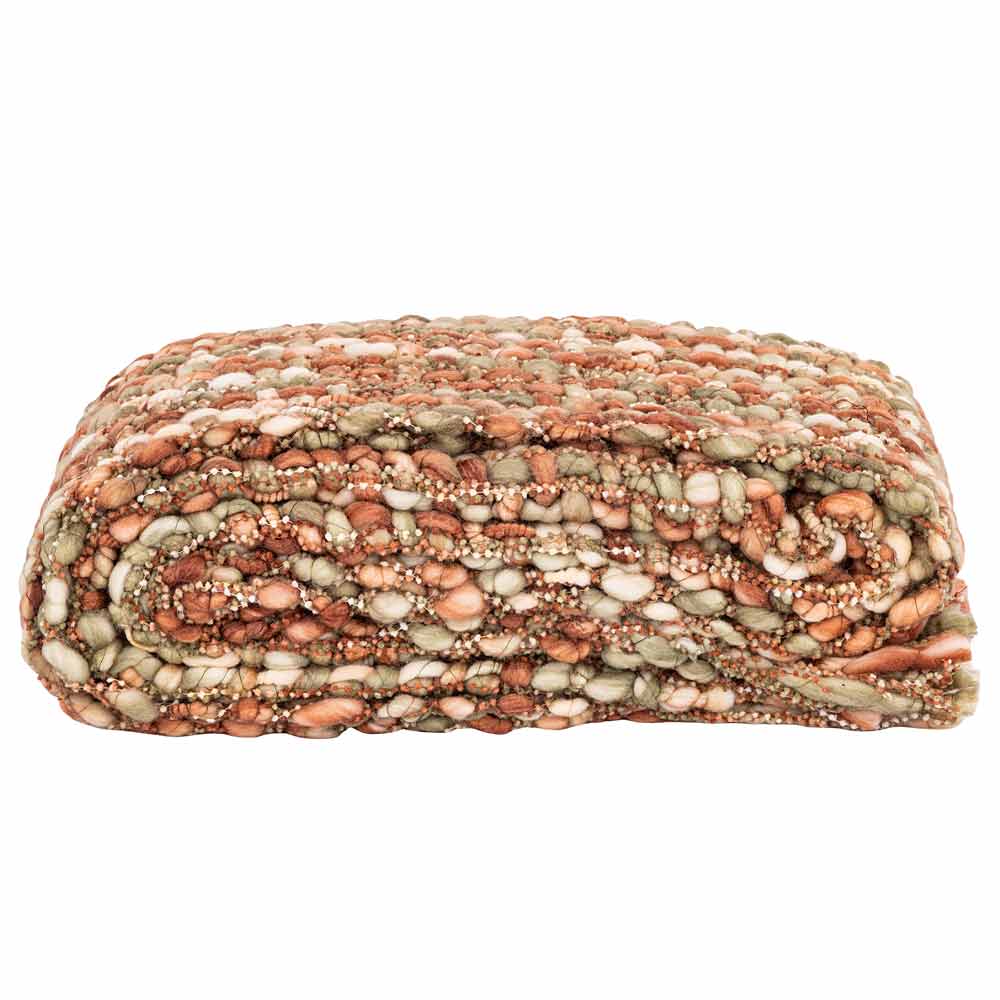 Macy Caramel Textured Throw