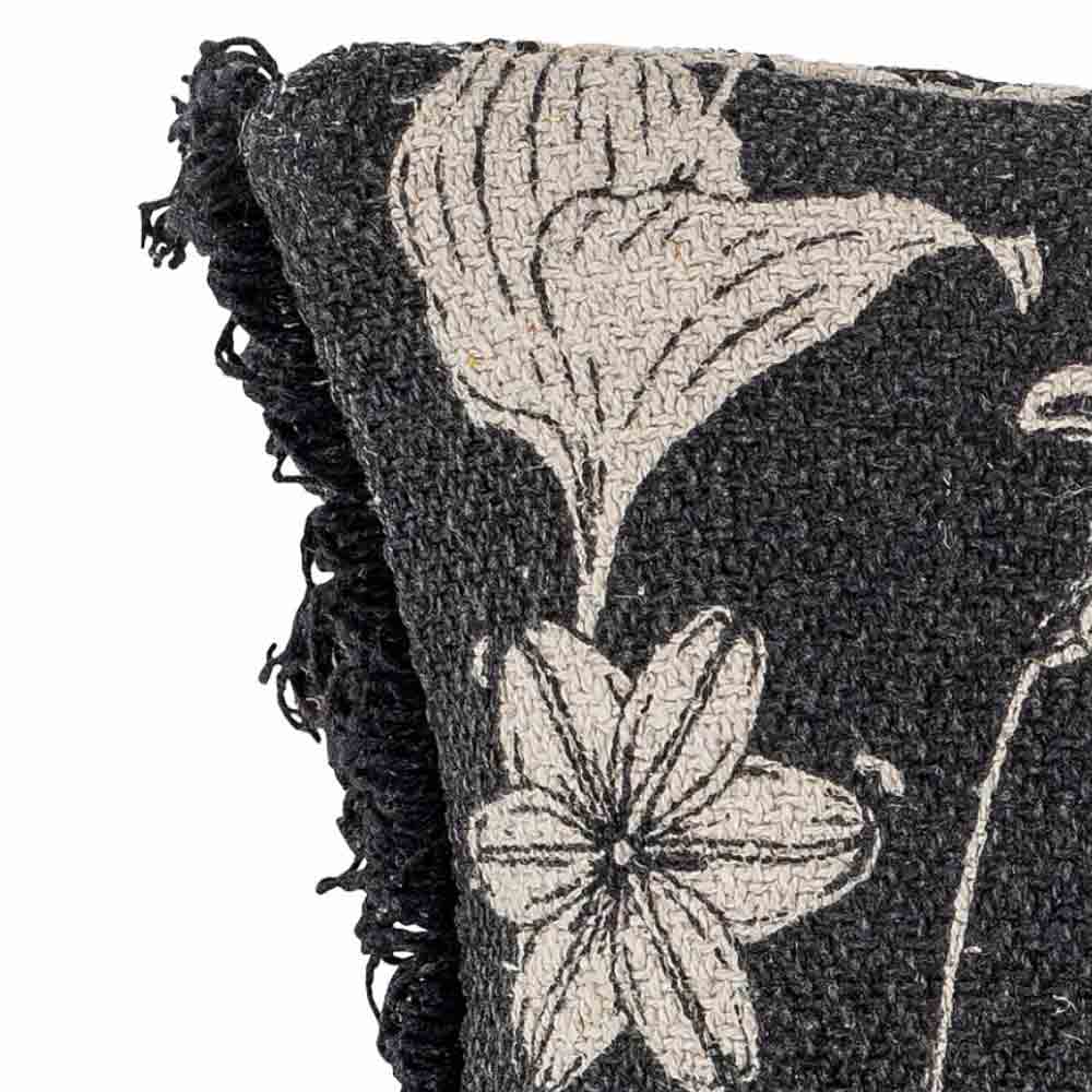 Mali Black Cotton Cushion