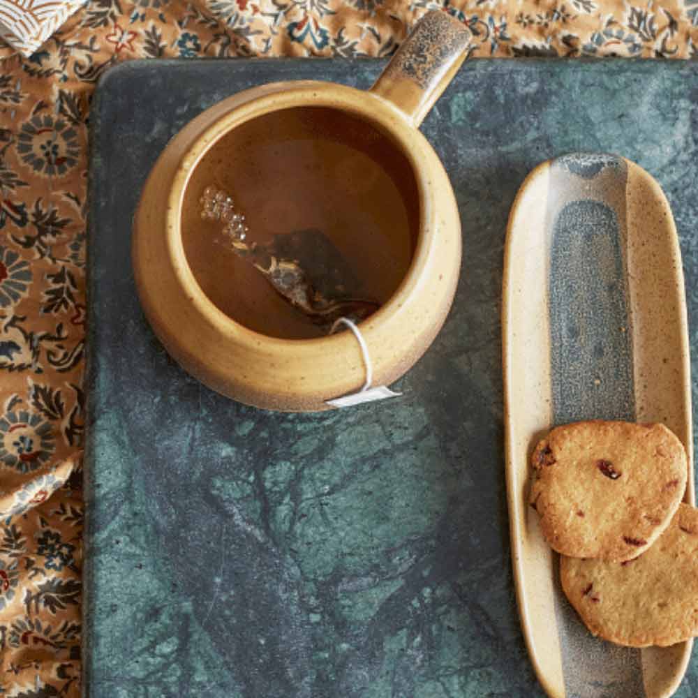 Margie Cutting Board in Green Marble