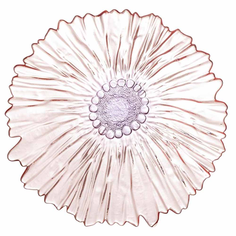 Mariko Decorative Glass Bowl - Rose