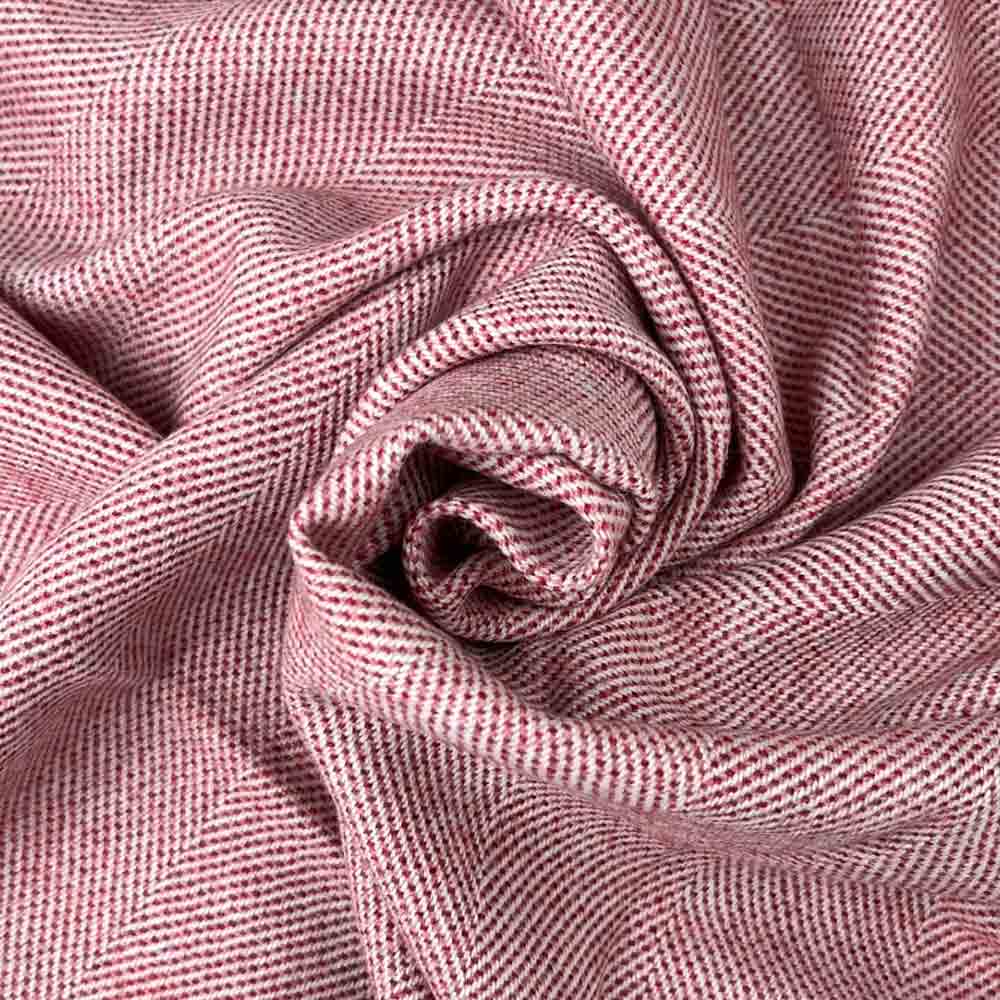 Merino Lambswool Throw - Spotted Terracotta - McNutt of Donegal