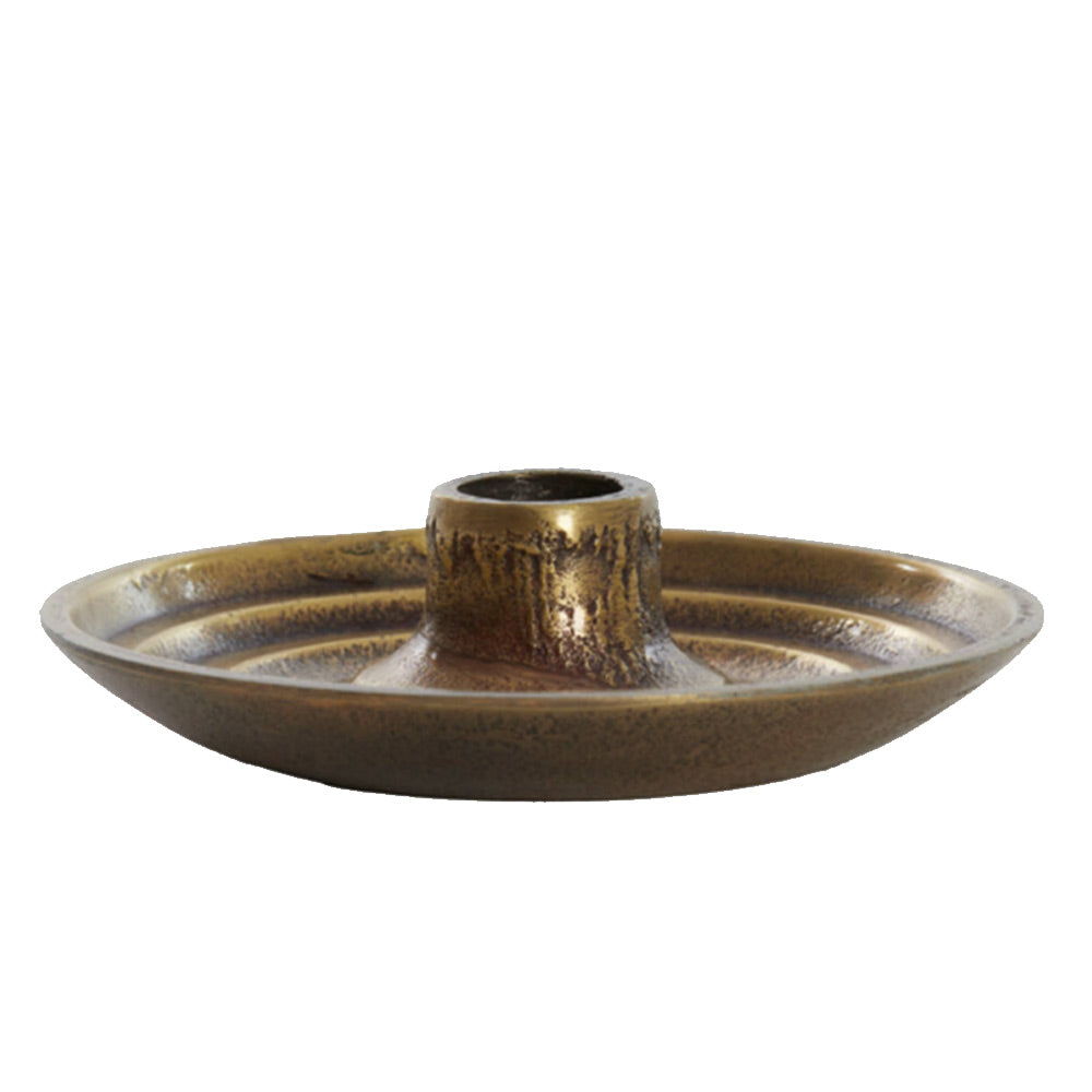 Mochis Antique Bronze Candle Holder