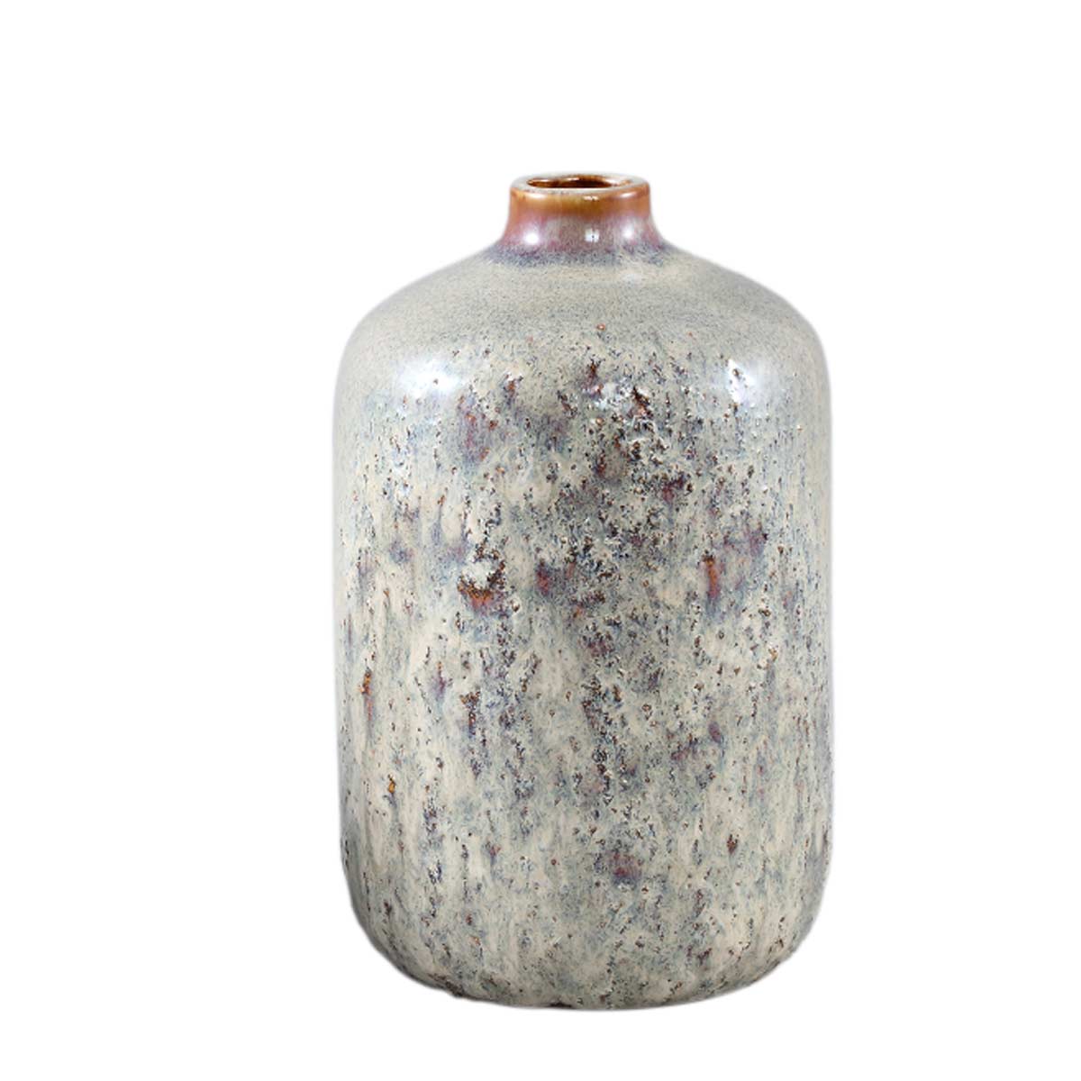 Nathaniel Cream Ombre Ceramic Vase - Tall