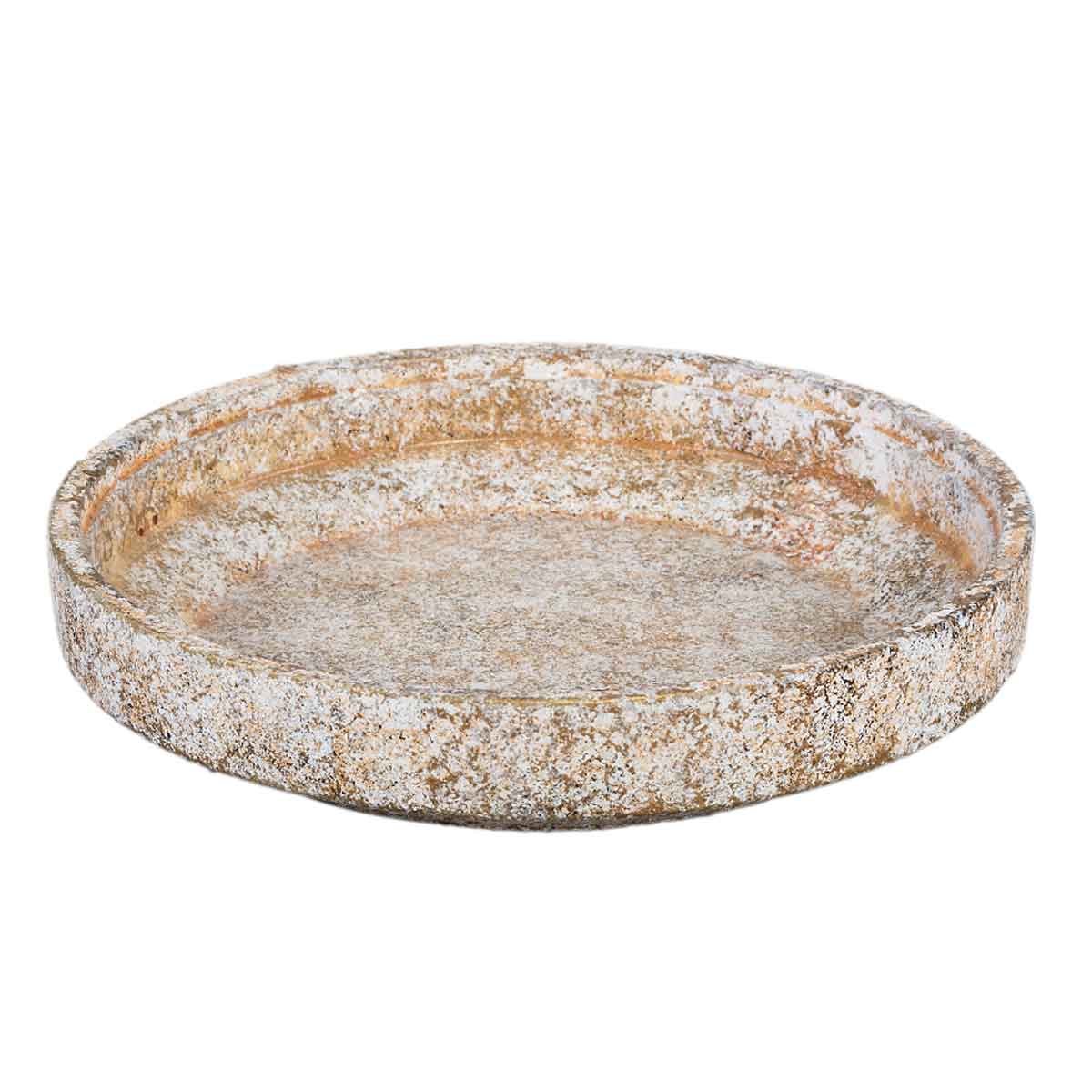 Nurin Round Cream Cement Bowl