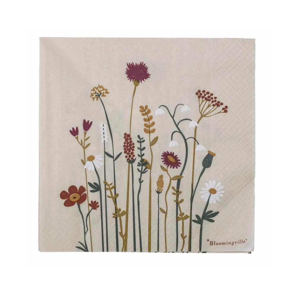 Paige Meadow Flower Napkin