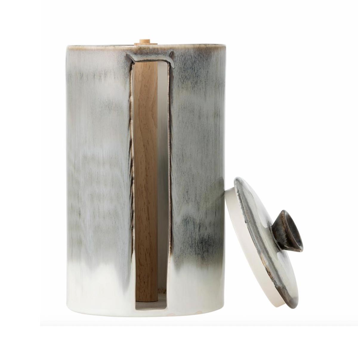 Paula Stoneware Kitchen Paper Stand - Grey