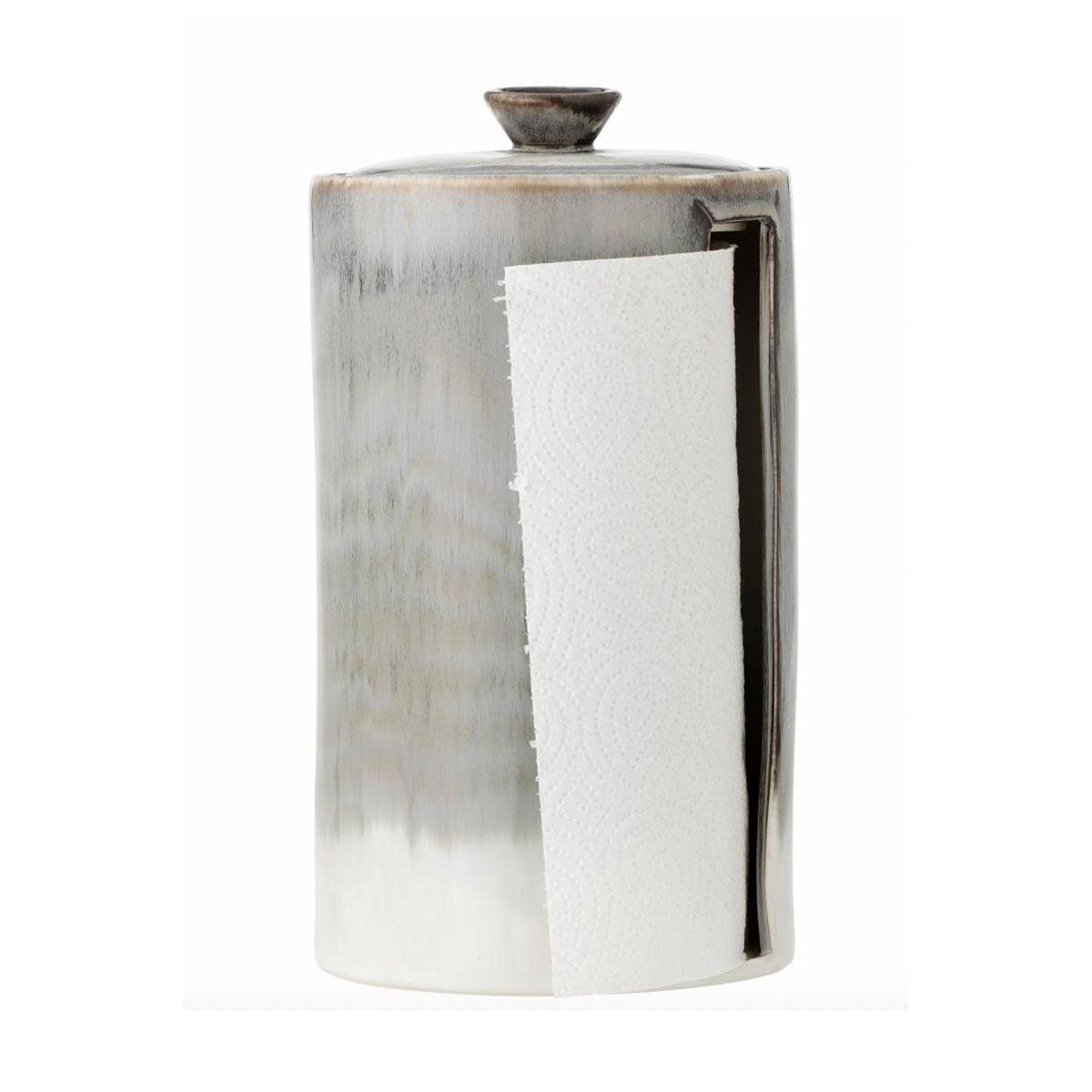 Paula Stoneware Kitchen Paper Stand - Grey