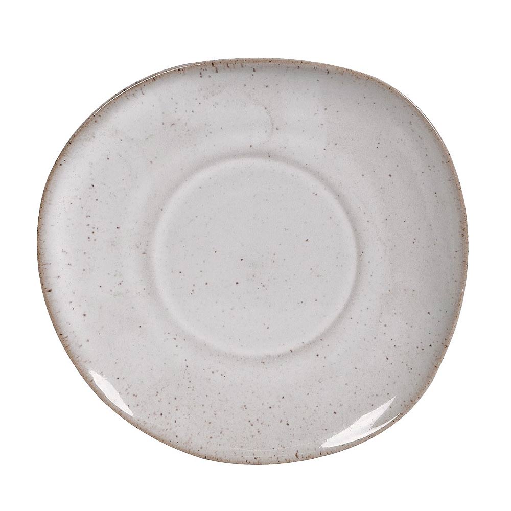 Paxos Cream Ceramic Mug and Saucer