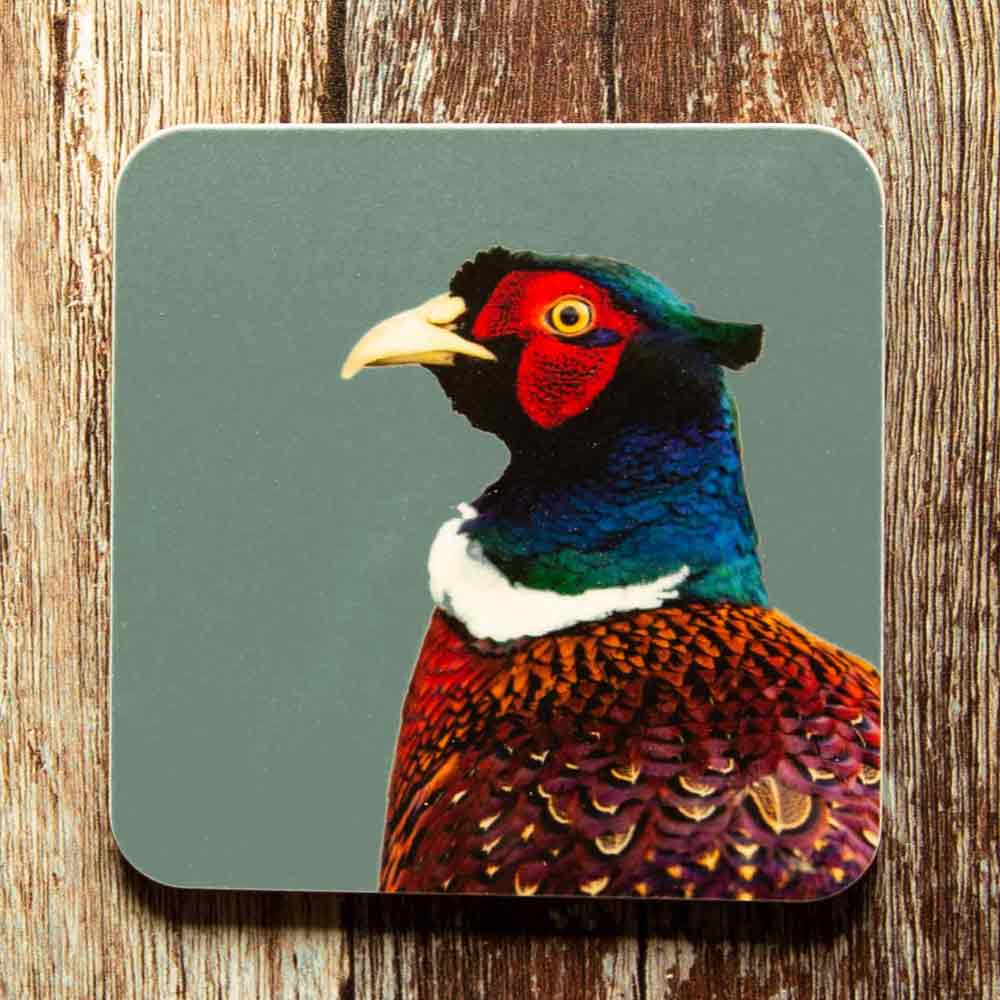 Pheasant Coaster in Colour