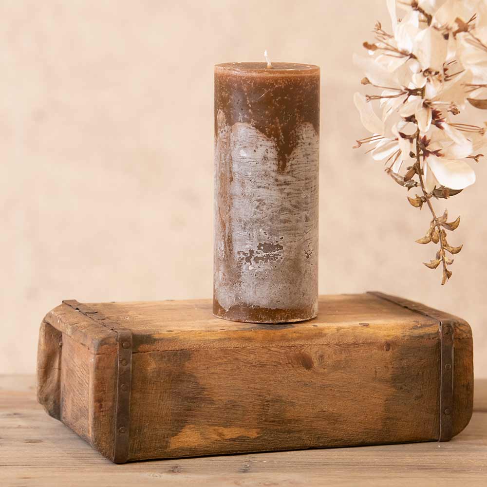 Pillar Candle  - Chocolate