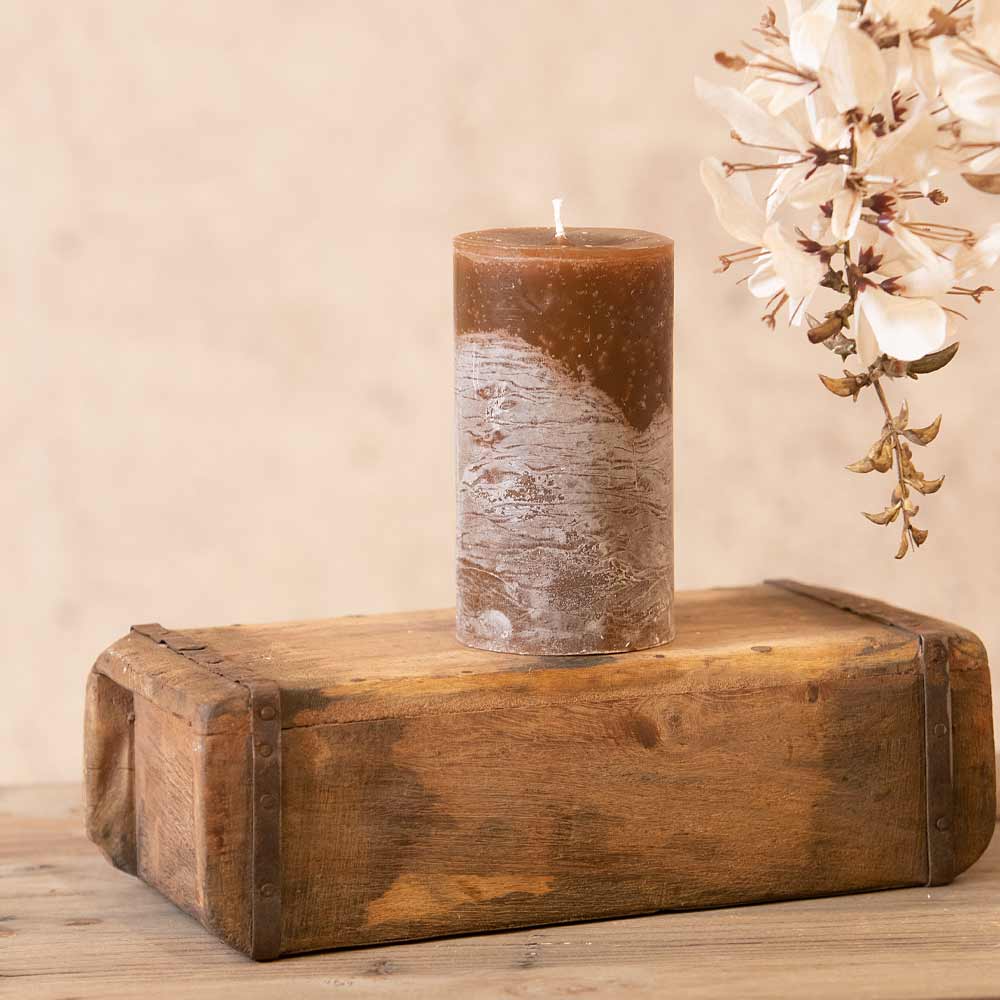 Pillar Candle  - Chocolate